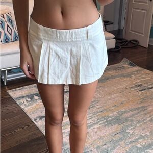 Princess Polly Ivory Mini Skirt